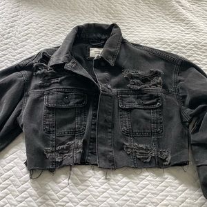 Cropped Jean Jacket